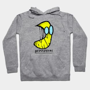 GRANDFREI Grafitti Banana with sunglases Hoodie